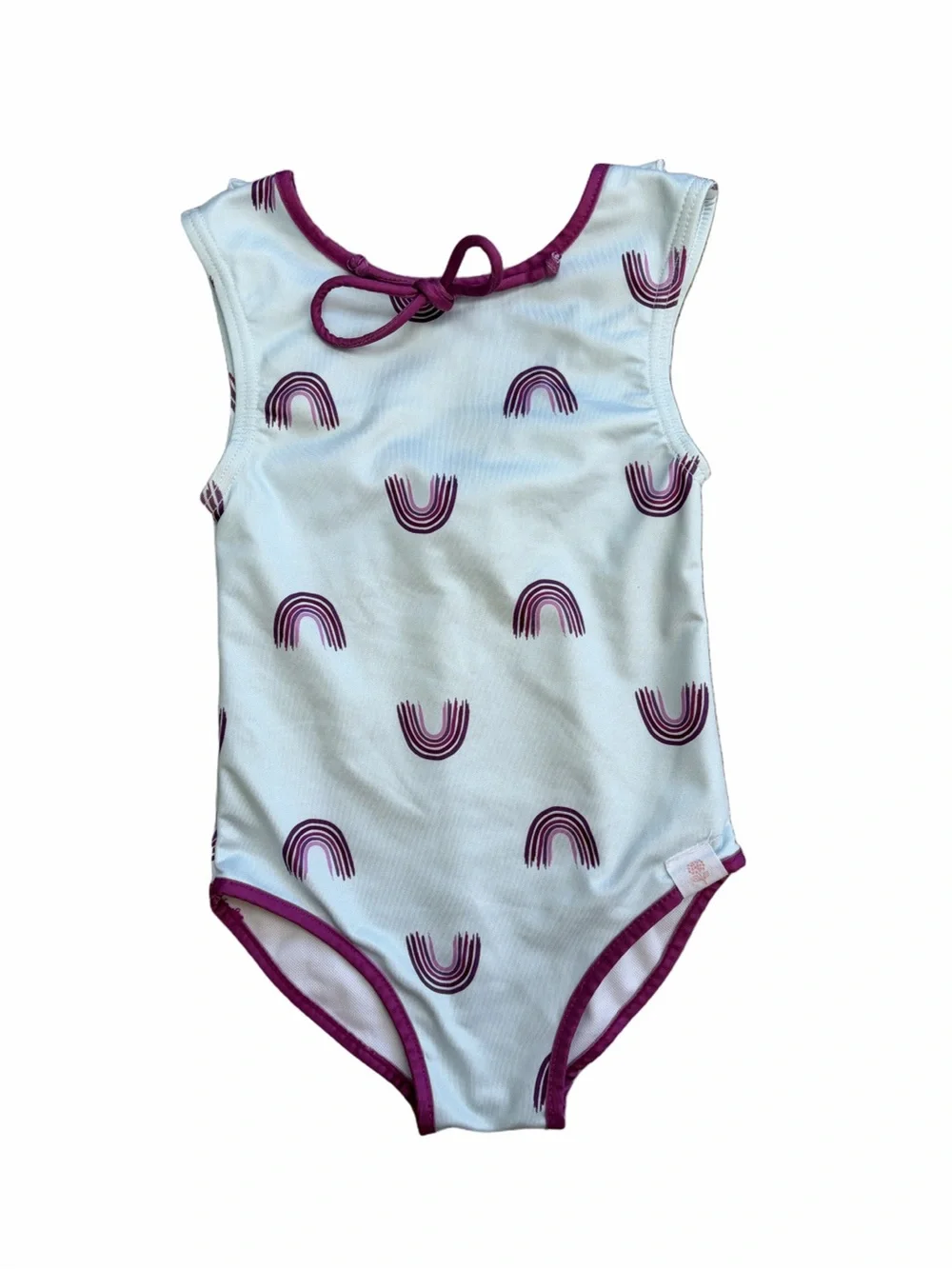 SweetHoney Size 18 Months Purple Rainbow Print One Piece Dance Leotard